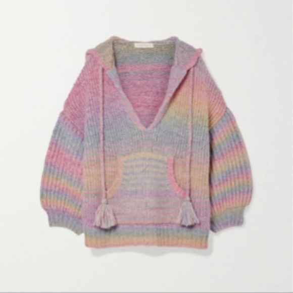 LoveShackFancy Remington Hoodie Rainbow Pink
Purple Size M/L - Picture 11 of 14